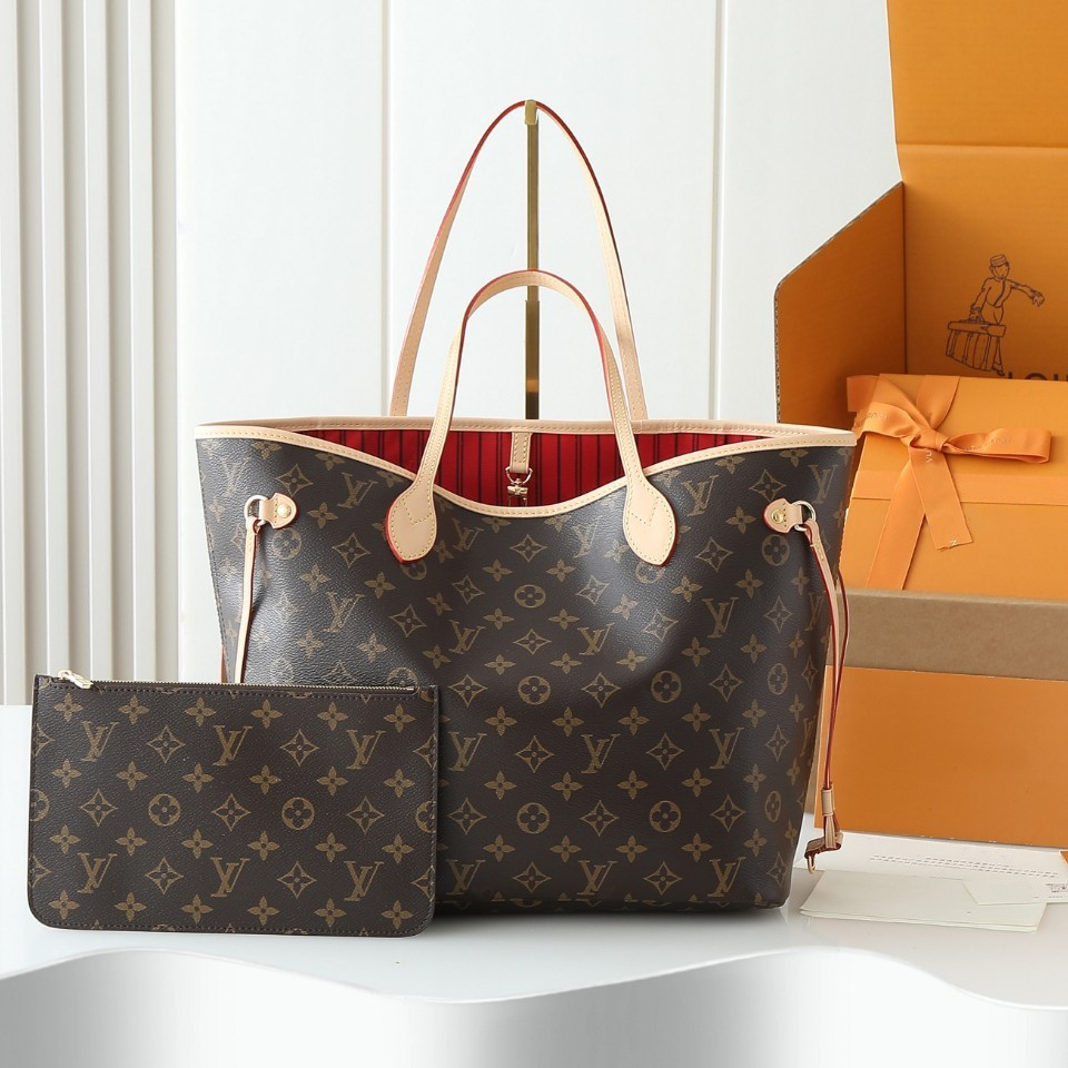 Designer Handbags Luxury Wallets Shoulder High-Quality Fashion Monogram Tote Shopping Bags Women's Classic Vintage Print Canvas With Leather Trim