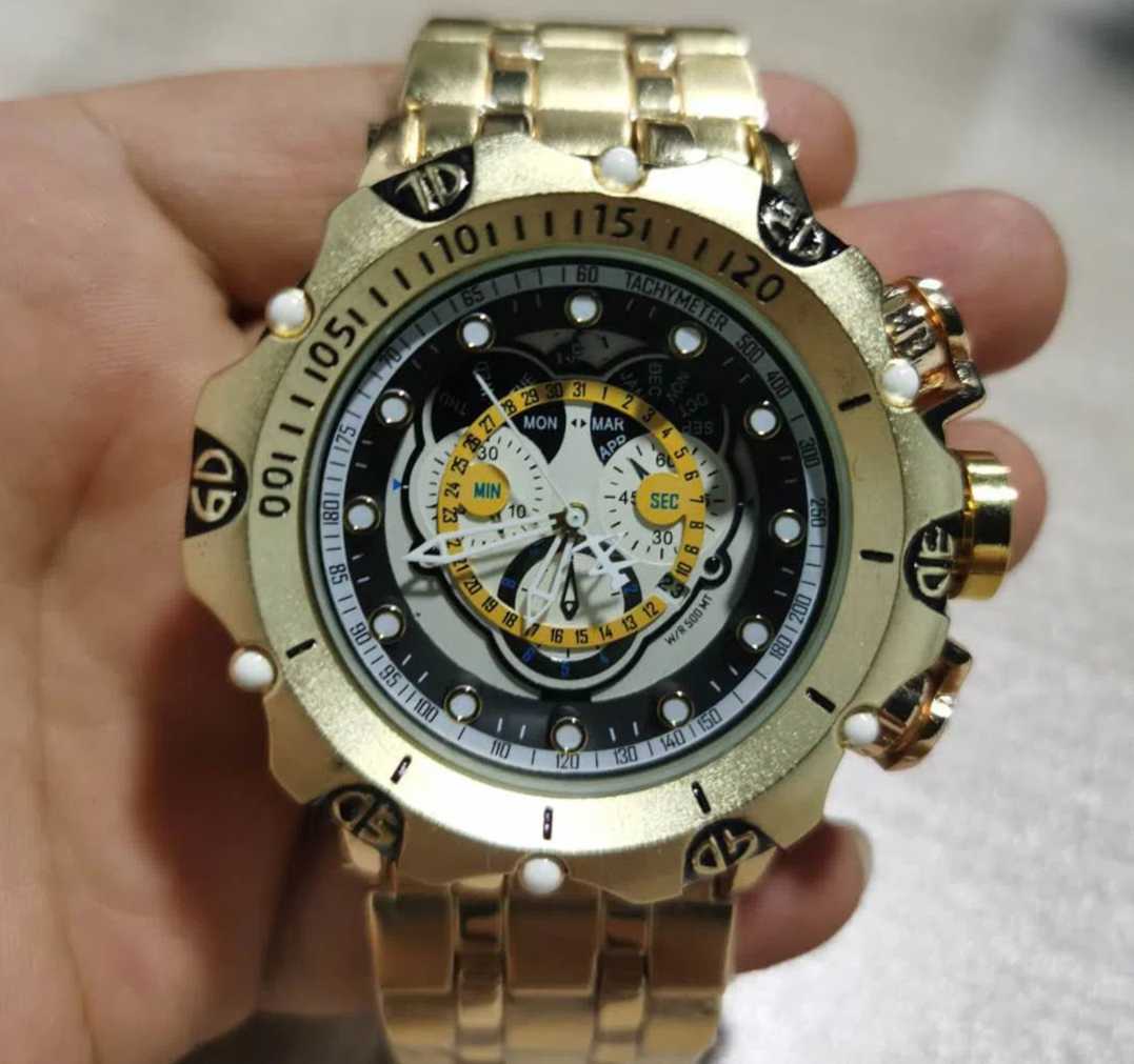 2025 New Model NVICTA Infita Chain Series Men's Large Dial Quartz Watch J251224