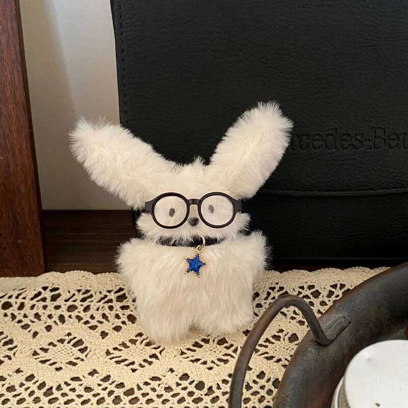 IFYOUOO Cute Plush Rabbit Doll Key Chains Ring Woman Bag Charms Accessories Toy Car Keyring Party Gift Trinket Gifts for Friends X251224