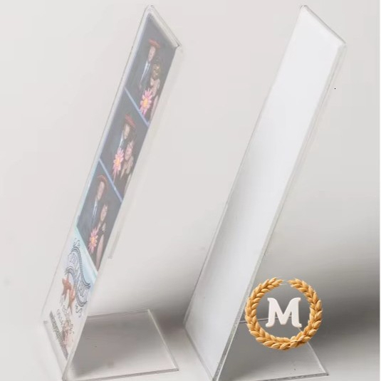 L-shaped 2x6 Acrylic Display Stand Photo Frame H260306