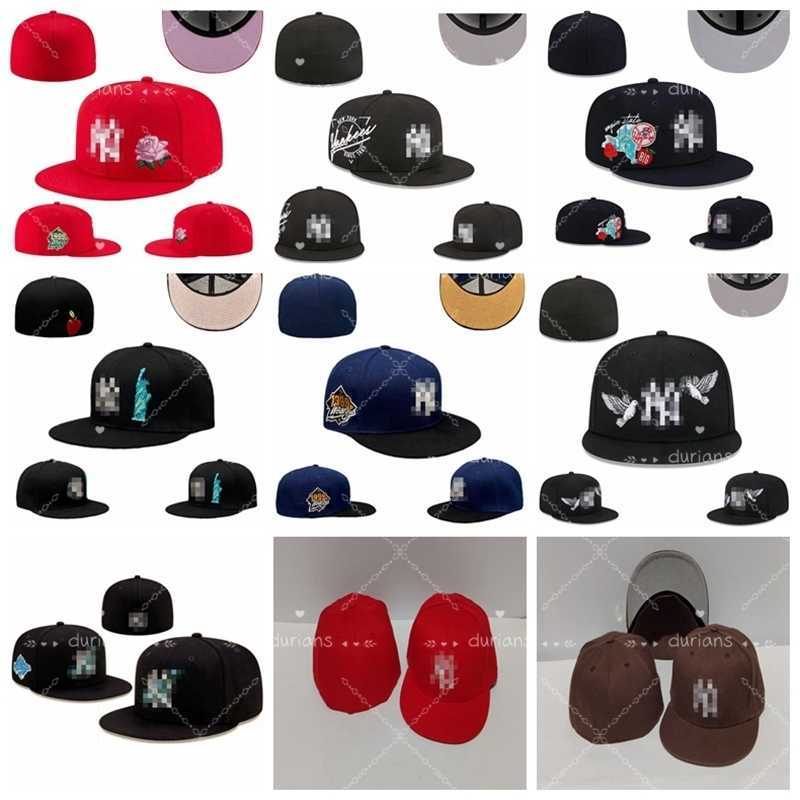 Ball Caps Wholesale Baseball caps NYC letter hip hop cap for men women gorras beisbol casquette homme Full Closed Fitted Hats