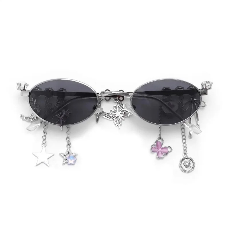 Sweet Cool Star Small Frame Elliptical Glasses Japanese y2k Spicy Girl Style Anti Blue Light Glasses 251223