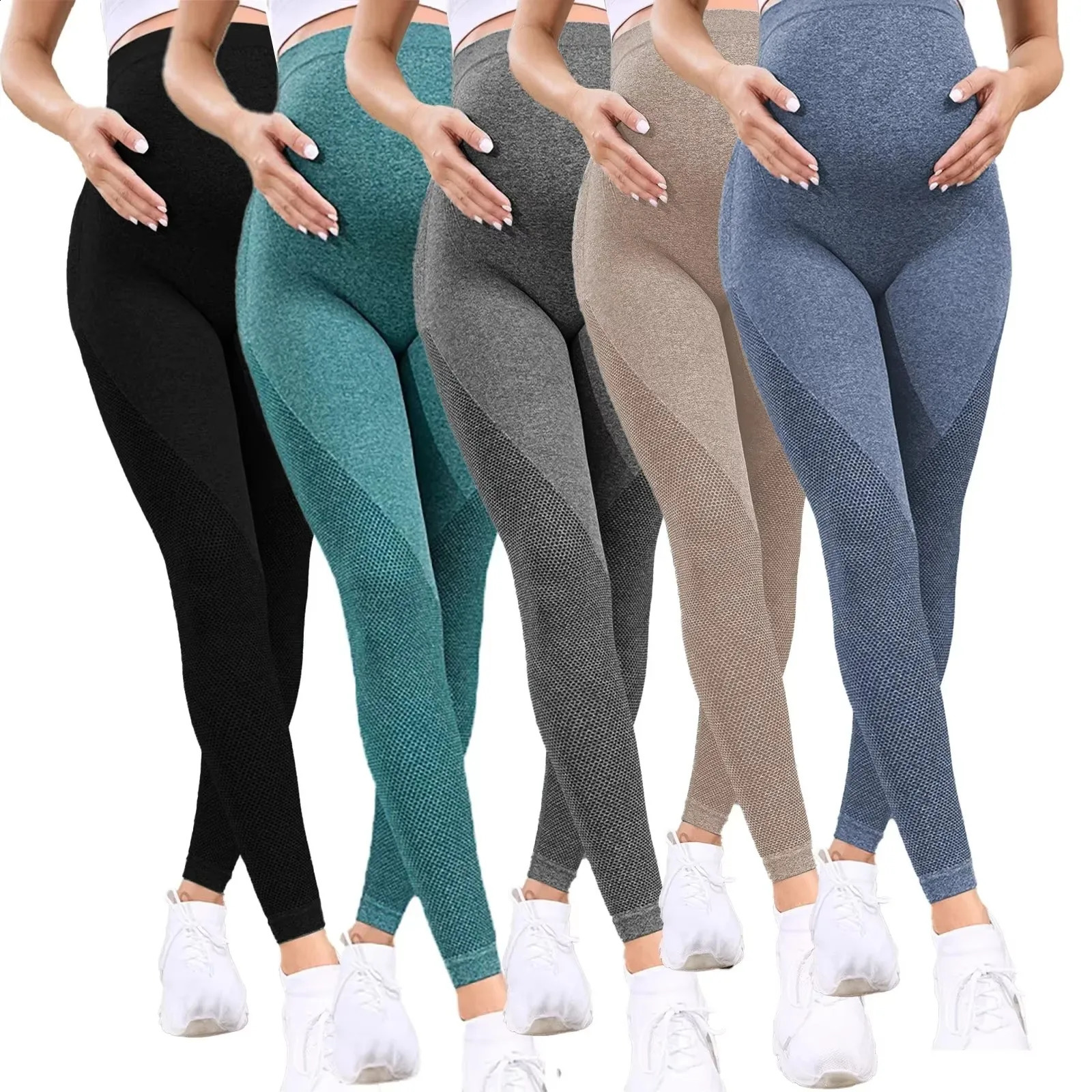 Womens Maternity Leggings Over The Belly Full Length Pregnancy Yoga Pants Active Wear Workout 251223