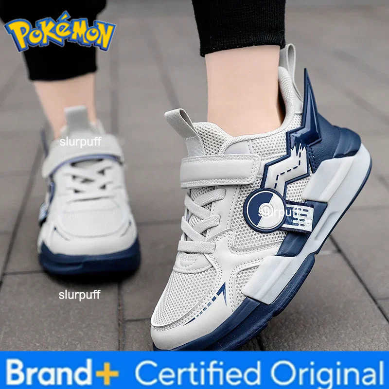 Pokemon Kid Casual Sneakers Pikachu Children Cartoon Sports Shoes Boy Girl Student Running Shoe Breathable Lightweight Size EU28-39 W251224