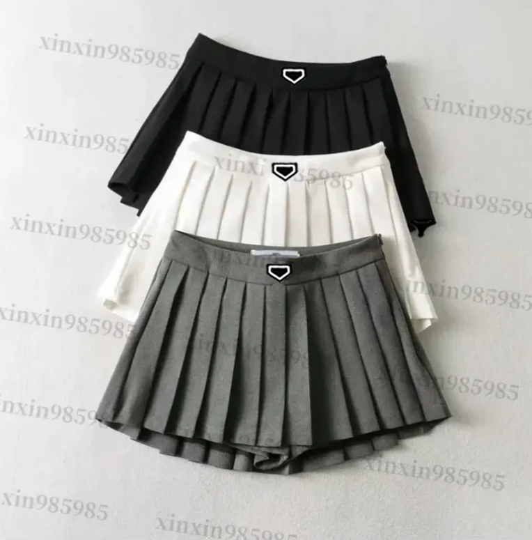 2026 new Contrast Color Women Suit Skirt Sexy Black Gray Mini Skirts Casual Fashion Daily Designer Luxury Elegant Summer Skirts