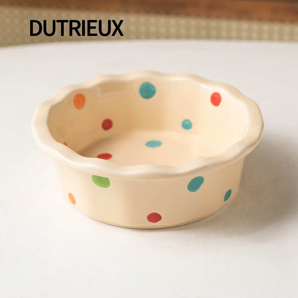 H1958 Upgraded ceramic tall cat and dog bowls, scientifically designed to protect the neck and prevent black chin, non-slip and tip-over resistant.