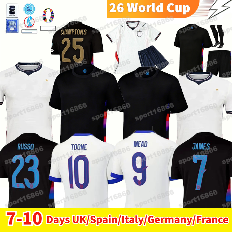 2026 World Cup England Soccer Jerseys Men Kids Kit 25 26 Football Jersey Shirt BELLINGHAM PALMER KANE SAKA FODEN RICE WALKER GALLAGHER KONSA WATKINS GORDON TONEY FANS