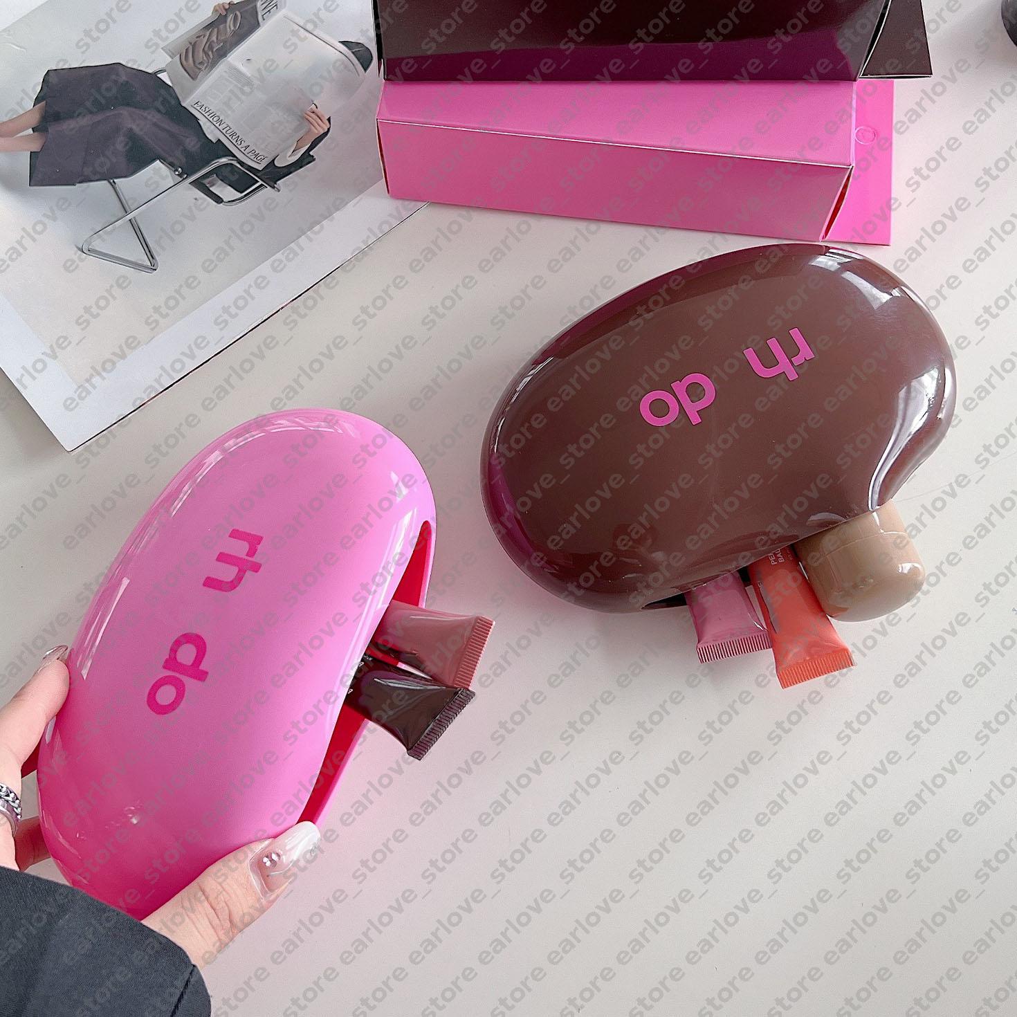 Silicone Cosmetic Bag Mini Clutch Makeup Bags Designer Storage Bag Pea Shaped Lipstick Case Pocket Purse Make Up Bags