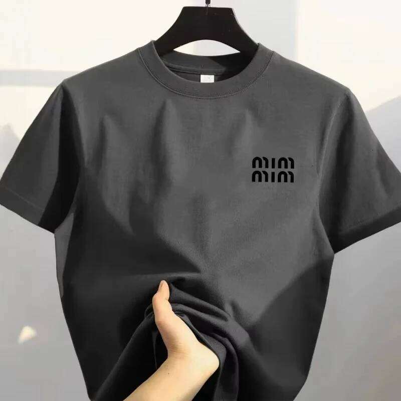 Designer Clothes Y K Italian Tide Tshirts Summer New Unisex Oversized Letter Print Cotton Tees Luxury Streetwear Couple Matching Breathable Tops Hot S