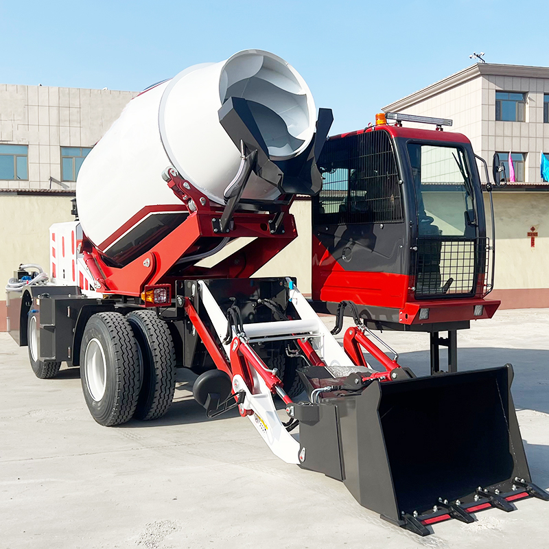 Professional Grade 4 Cubic Meter Self-Loading Concrete Equipment | Ready-Mixed Production System