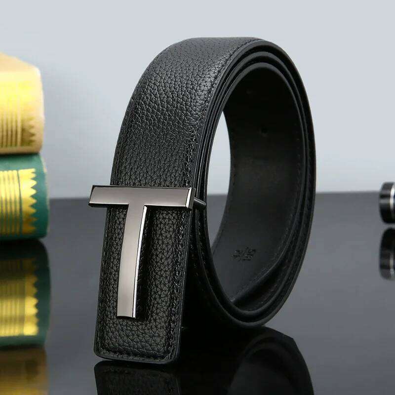 High Quality New 38mm Men Leather Designers Trouser Fashion Brand Luxury fancy vintage Strap Belt for men jeans 25N1224