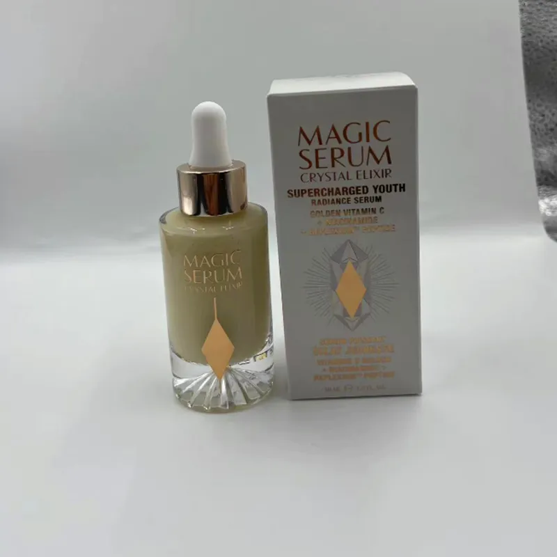 Magic Serum Crystal Elixir Supercharged Youth Radiance Serum 30ml face Care Tightening Moisturizing Nourishing Repair Essence Skincare Facial Oil free shipping