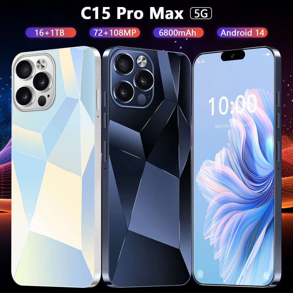 Famous brand hot selling C15ProMax cross-border smart 5G phone 16+1T Android phone source factoryCKS