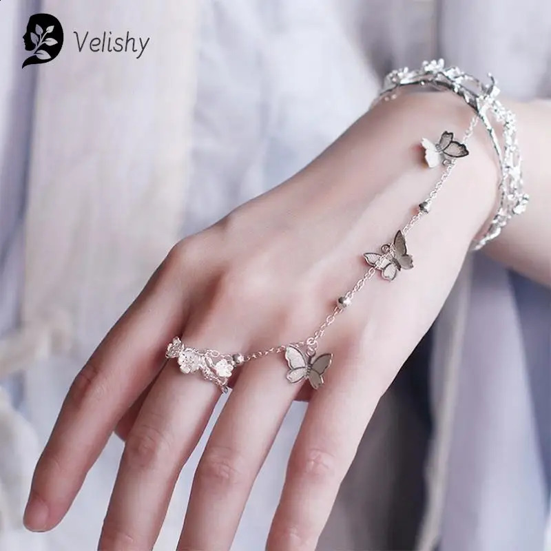 Anime Tian Guan Ci Fu Bracelet Ring Hua Cheng Xie Lian Cosplay Adjustable Butterfly Finger Rings Pendant Accessories Props 251219