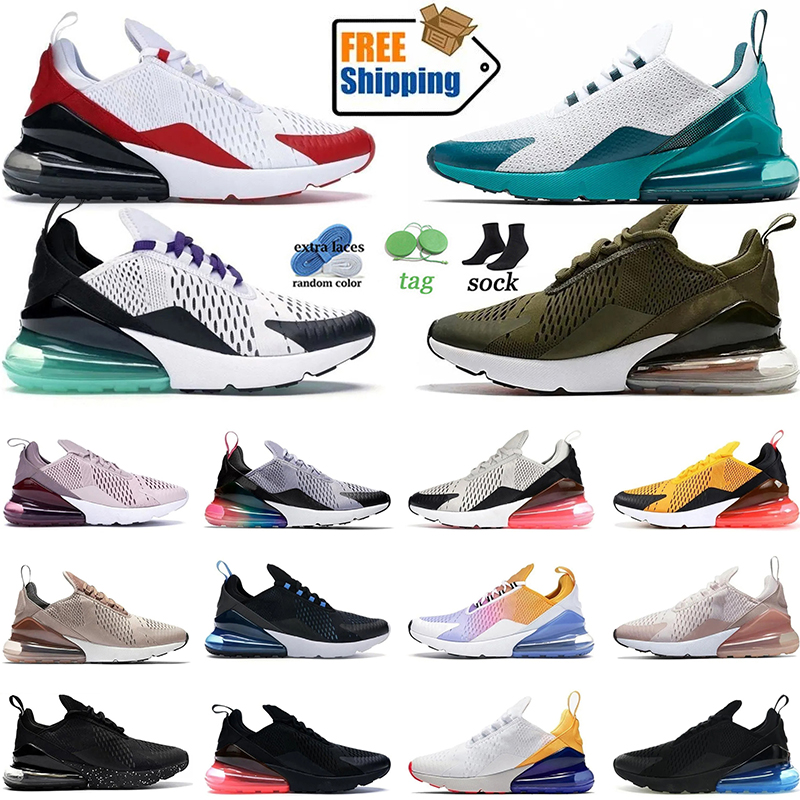 2026 Trainers 270 AirsMx Mens Running Shoes Classic Night Maroon Spirit Teal Metallic Gold Black Designer 270s Shoe Mesh Medium Olive Women outdoorSports Sneakers