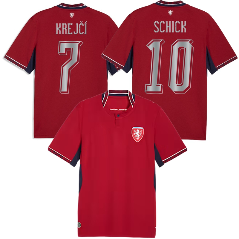 2026 2027 Czech Republic Soccer Jerseys VITIK KREJCI SCHICK DOUDERA SULC CHORY SOUCEK National team football shirt