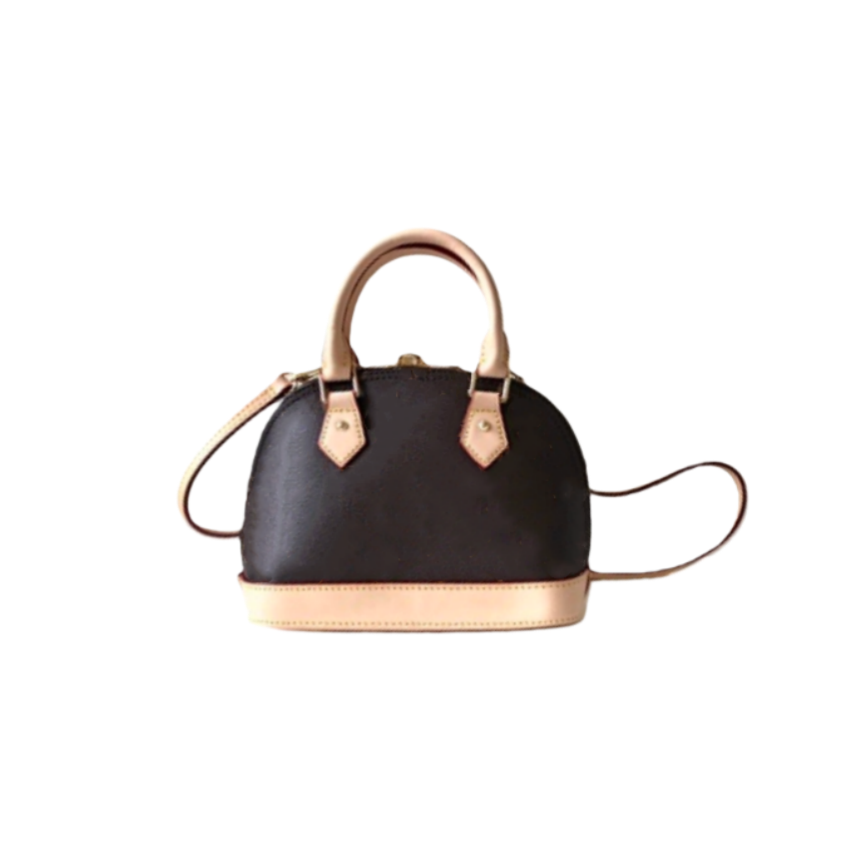 Brand Designer Women shoulder shell handbag tote cross body bag classic flower checkers grid M53152 25*19*12cm