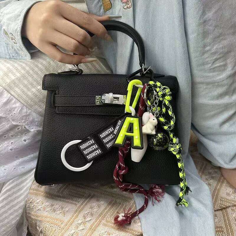 Sports Series Key chain Multi-element Backpack pendant Hand woven rope shoulder bag decoration X251224