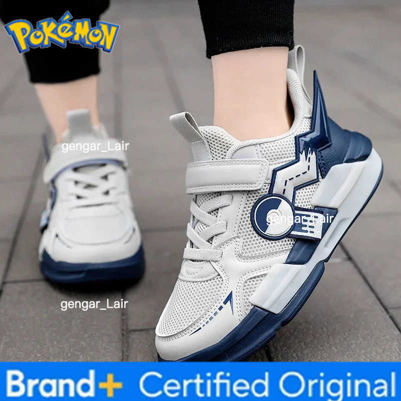 Pokemon Kid Casual Sneakers Pikachu Children Cartoon Sports Shoes Boy Girl Student Running Shoe Breathable Lightweight Size EU28-39 W251224