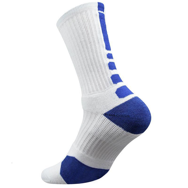 5Pairs Professional Basketball Socks Thickened Towel Bottom Socks Men's Elite Socks Long Tube Children's Outdoor Sports Socks Women's R