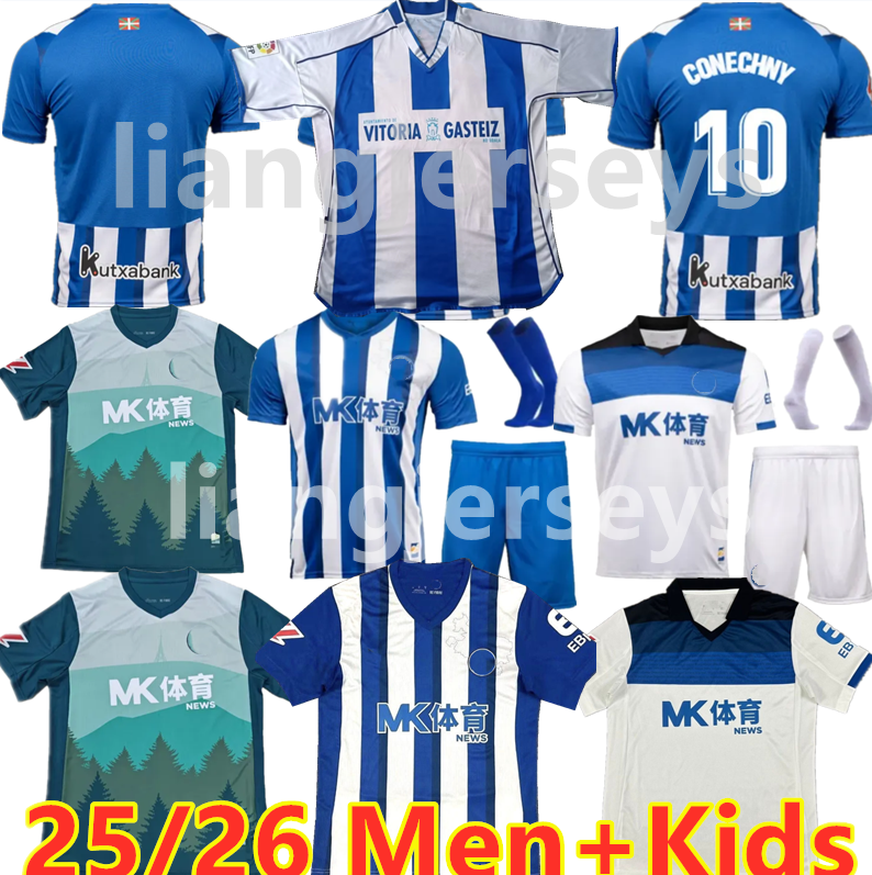 Deportivo Alaves 25 26 Deportivo Alaves Soccer Jerseys Mantilla Satrustegui Bobadilla Duarte Calleri Home Away For Uniform Men's And Children&#