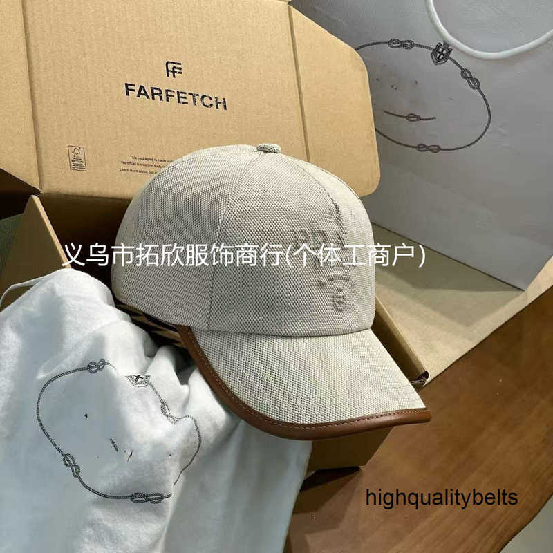 Designer P Brand Letter Baseball Cap Sun Protection Sunshade Cap Simple Personality Fashion Street Style Duckbill Cap X1A4