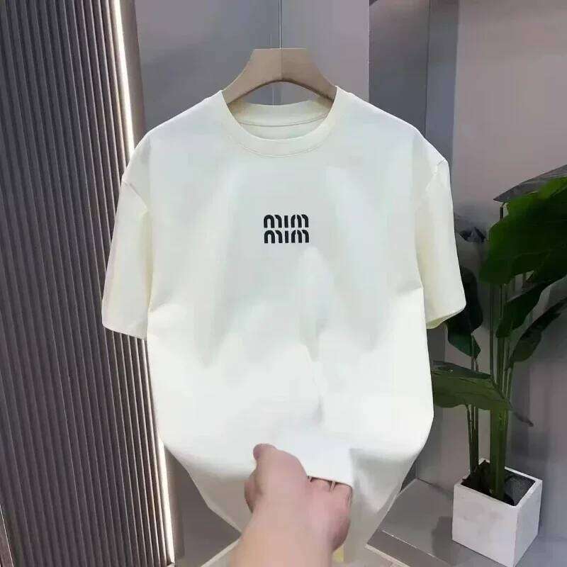 Designer Clothes Y K Italian Tide Tshirts Summer New Unisex Oversized Letter Print Cotton Tees Luxury Streetwear Couple Matching Breathable Tops Hot S
