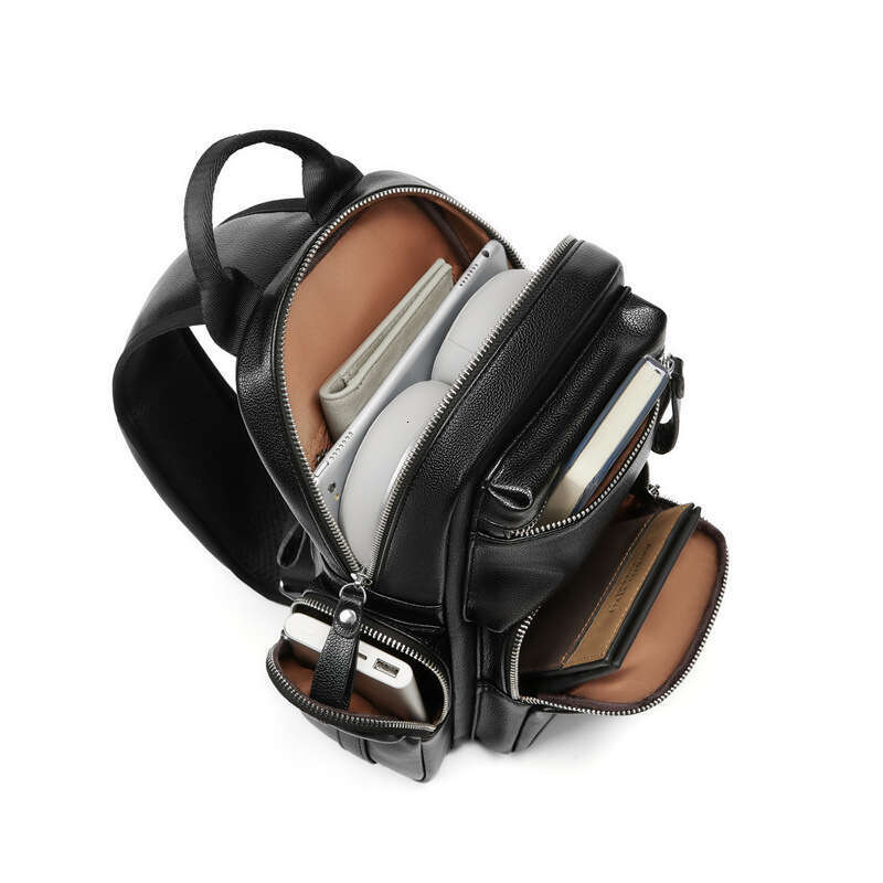 Large Capacity Chest Designer Backpack Men S Casual Single Shoulder Trendy Brand Crossbody Bag Cool Multi Functional High Quality Luxury Bag - view 5