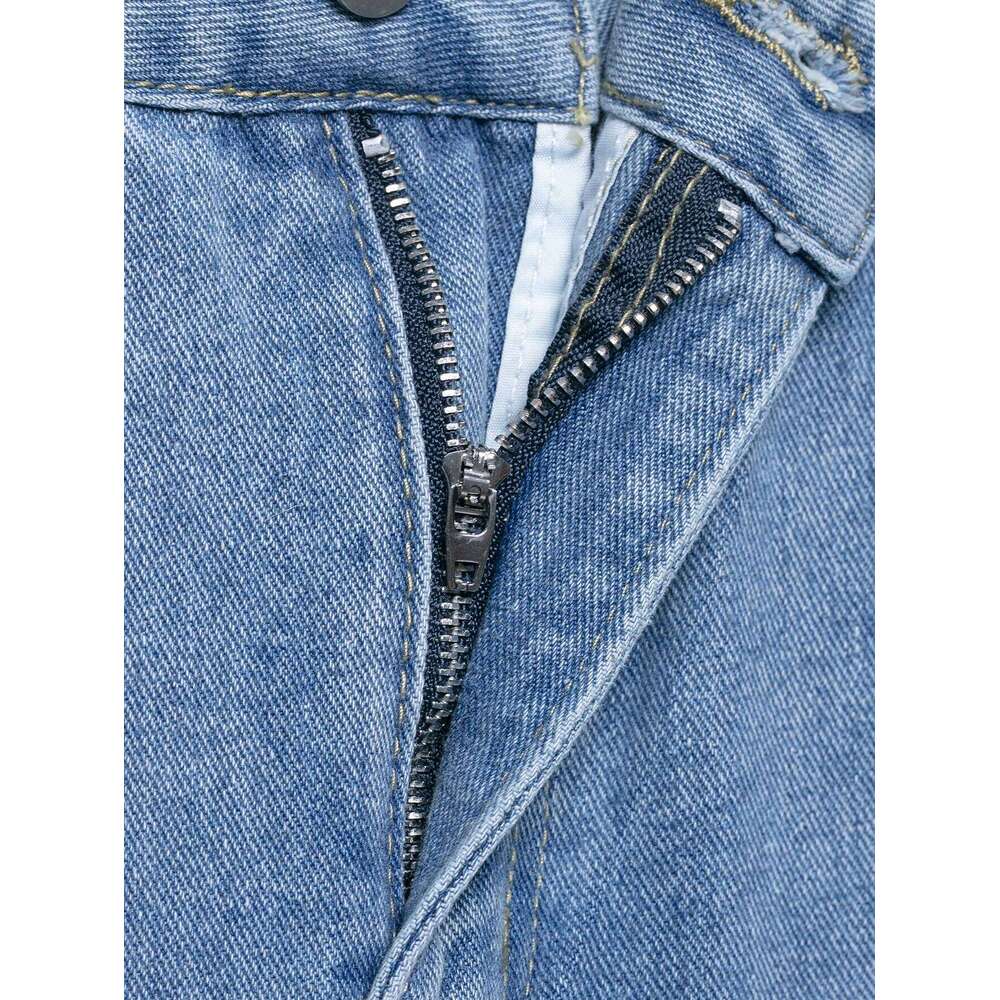 2025 new summer women's clothing casual simple fashion versatile comfortable rhinestones mid-waist loose jeans X251224