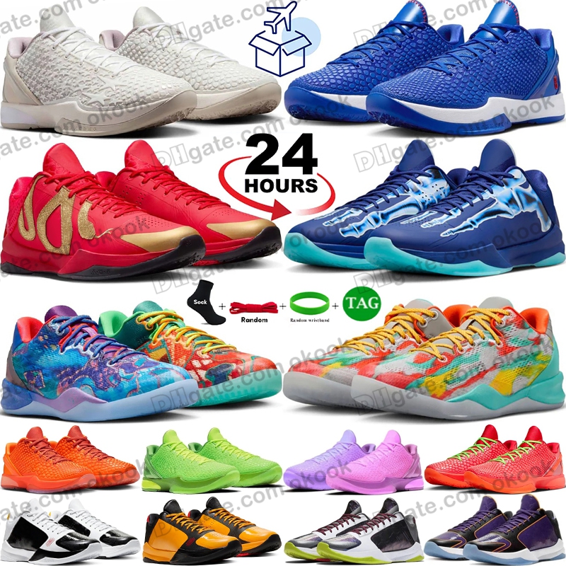 Mambas basketball 8 eybl Protro 6 Reverse Grinch Mambacita 5 X-Ray Mens shoes Women sneakers trainers Outdoor Shoes kobeshoes