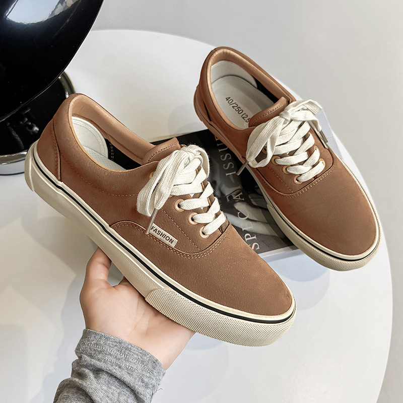 Free Shipping 2026 New Style Arrival Fashion Men's Shoes Trendy Classic Board Sneakers Spring Simple Solid Casual Shoes