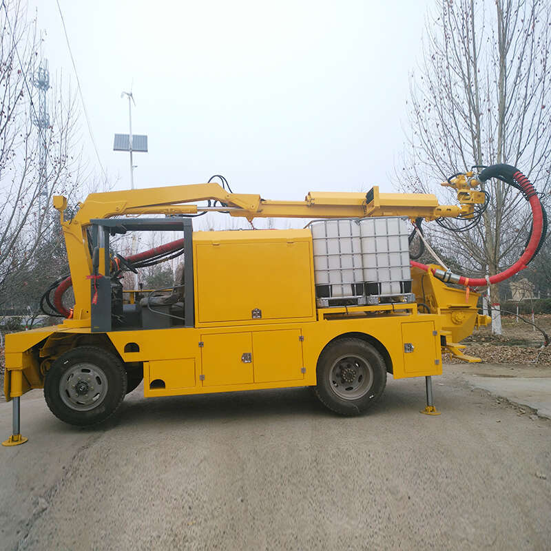 High-Efficiency Shotcrete Robot 40 Cubic Meters Wet Concrete Spray Machine for Concrete Plaster