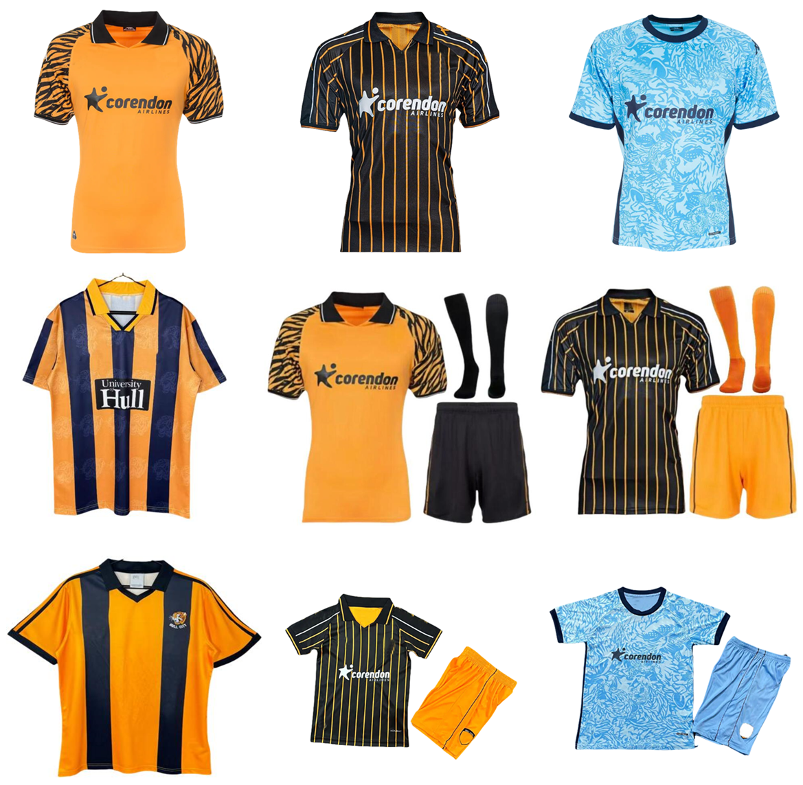S-4XL Hulls soccer jerseys City 25 26 McBurnie HCAFC Kit AFC football Shirts The Tigers retro 97 98 81 82 HullCitys Kits THIRD KAMARA BELLOUMI ALZATE MILLAR kids Kit