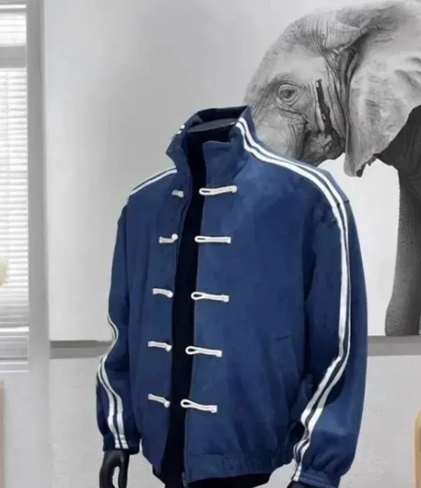 Men's Hoodies Spliced Stand Collar Jacket Spring Chinese Style Buttoned Fashion Retro Tang Single Breasted Tops Coat High Quality Classic Oversiz