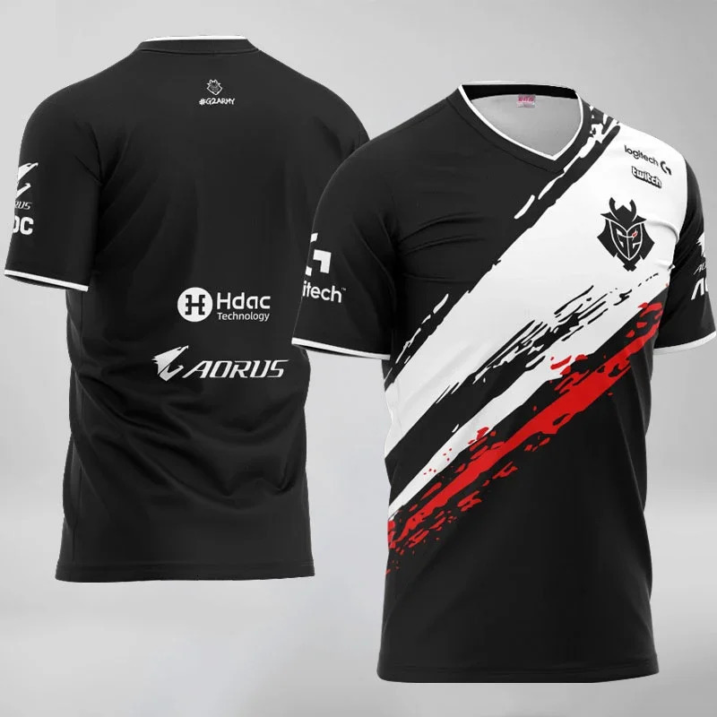 Summer G2 Esports T Shirt Game LOL T-shirt Women Men 3D Print Oversized Tops Girl Boys Kids Short Sleeve Tee 251224