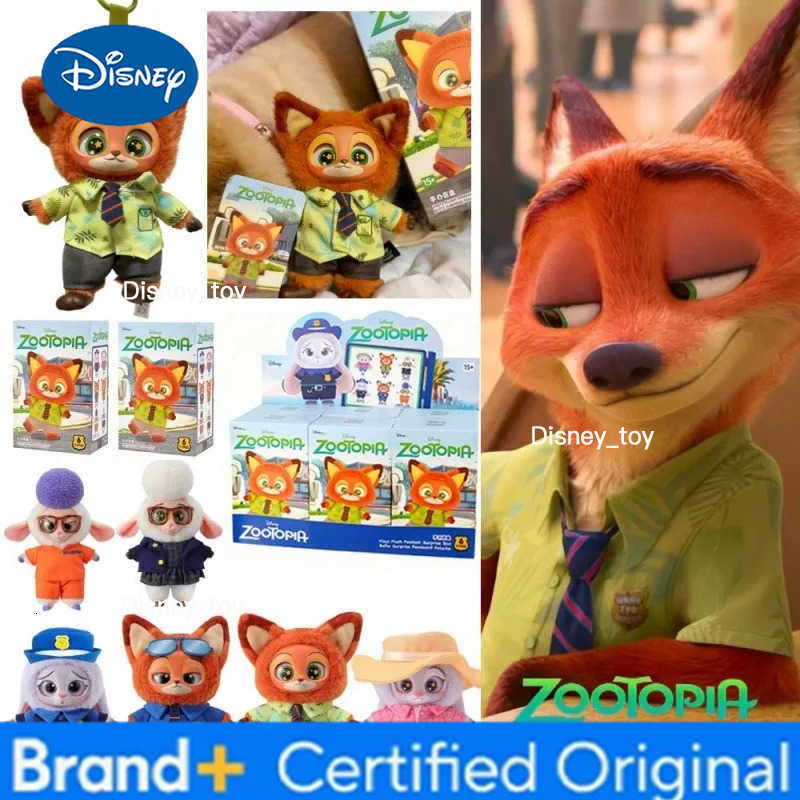 Disney Trendy Zootopia Collectible Vinyl Blind Box with Cute Cartoon Plush Toy Pendant Unisex Surprise Mystery Gift for AllAge H251225