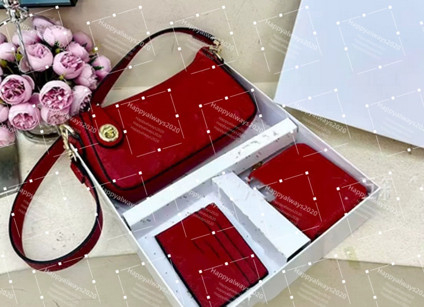 10A Designer bag Designer Bags Handbag Bag Tote Piece Foreign Trade Popular Cross-body Fashion Shoulder A three-piece set of handbag, coin purse and card case No box A9A