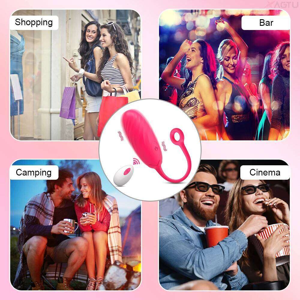 Vibrator for Women Female Masturbation Control Clitoris Stimulator Wireless G Spot Dildo Wear Vibrating Love Egg Adult Sex Toys 25L1 25L1225