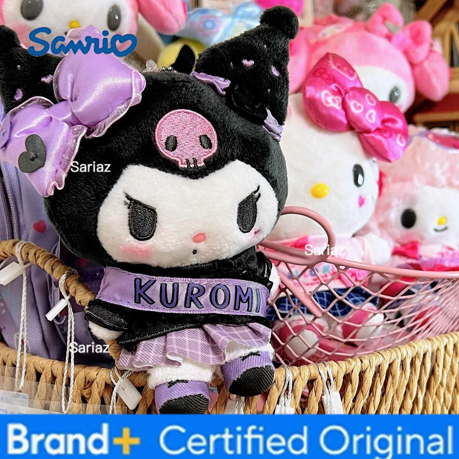 Sanrio Sanrios Heisei Shining University Gen 2 Plush Toy Keychain Melody Kuromi Piano Spicy Girl Decoration Bag Charm Girly Bestie Gift H251225