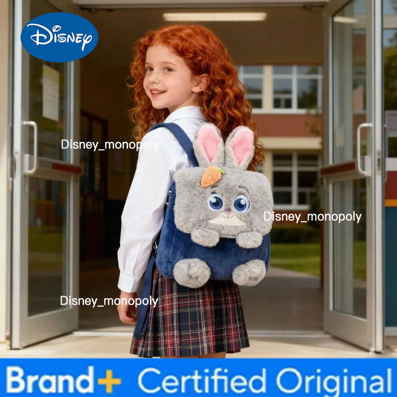 Disney Hot Zootopia Cartoon Backpack Anime Characters JudyNick Cute Backpack Boys and Girls Birthday Gifts H251225