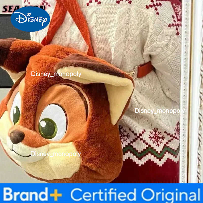Disney New Nick Wilde Cartoon Simple Cute Kawaii Plush Crossbody Bag Gift Creative Anime Character Exquisite Backpack Wholesale H251225