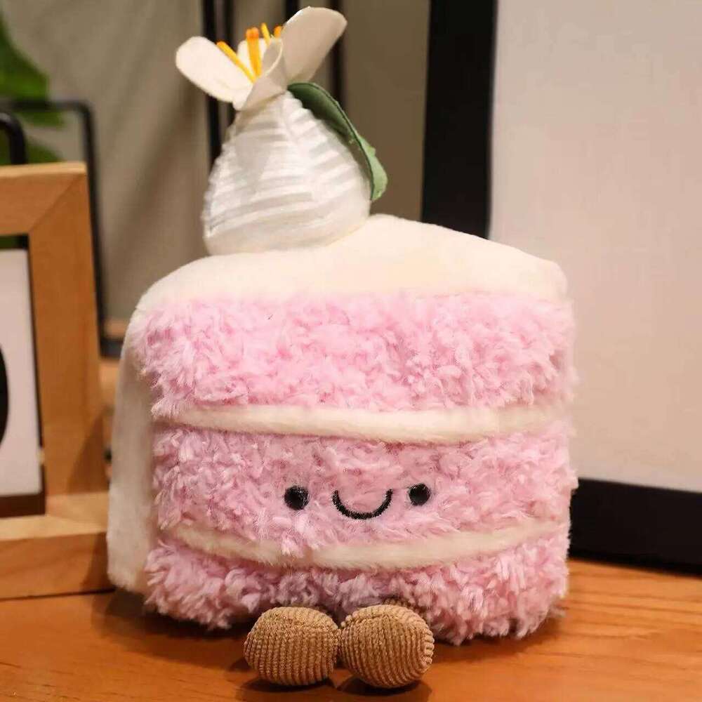 The latest sliced cake series Kawaii stuffed plush toy cartoon anime cute pillows children's birthday gifts fun dolls X251225
