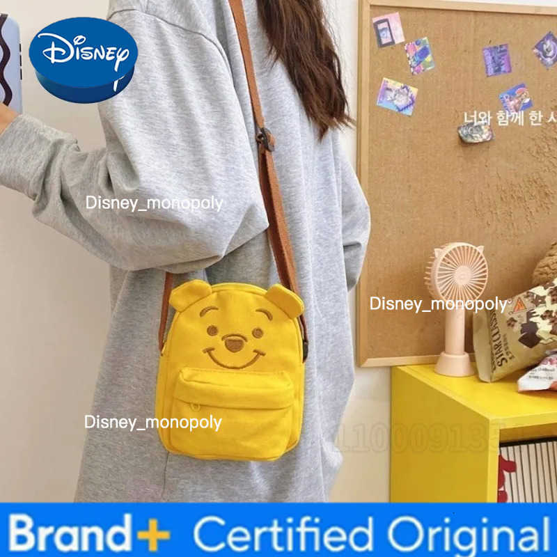 Disney Winnie The Pooh New Childrens Messenger Bag Cartoon Mini Childrens Shoulder Messenger Bag Fashion Canvas Childrens Bag H251225