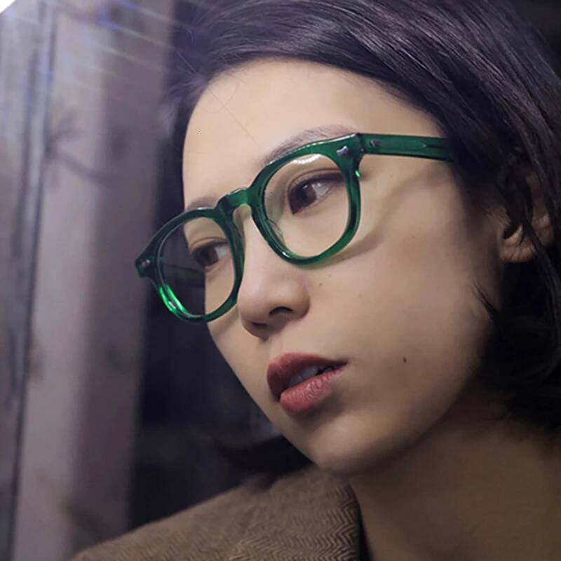 Vintage Round Glasses Men Women Fashion Eyeglasses Shortsight Prescription Eyewear -1.0 -1.5 -2.0 -2.5 -3.0 -3.5 -4.0 -6.0 ddmythur ddmythur