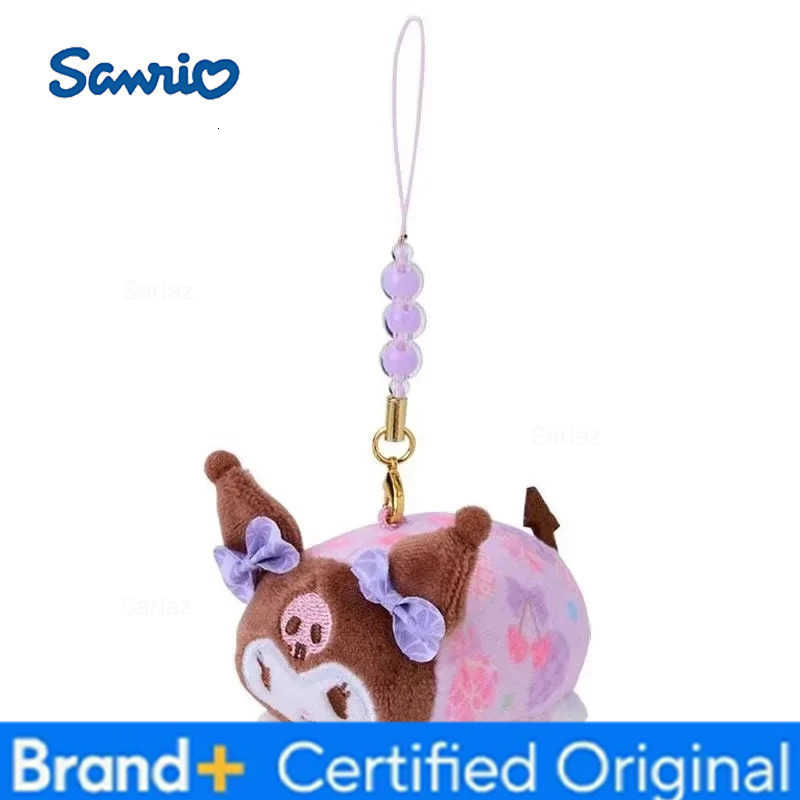 Sanrio Original Retro Candy Series Plush Toys Kawaii Hello Kitty Melody Keychain Cute Kuromi Plushie Cinnamoroll Doll Kid Gifts H251225