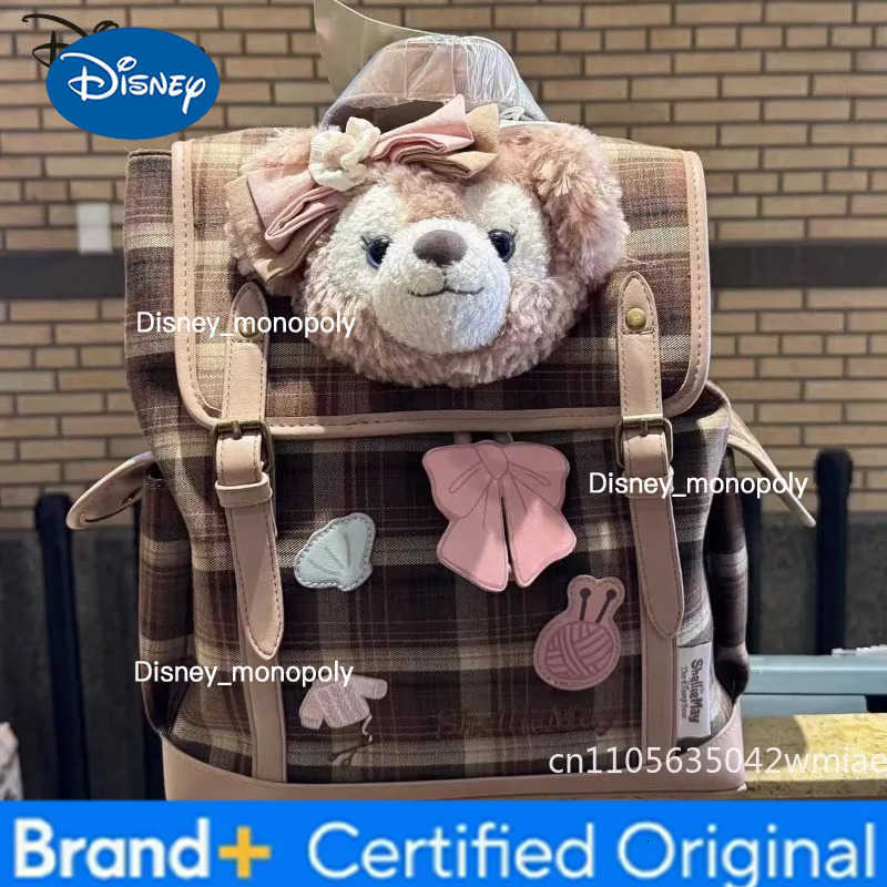 Disney 2026 New Girl Backpack Fashion High Quality Girl Backpack Cartoon Cute Versatile Girl Multi Functional Storage Backpack H251225