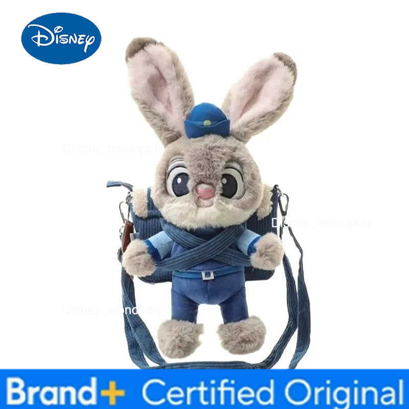 Disney Zootopia Judy Hopps Nick Wilde Plush Doll Bag Detachable Cute Single Shoulder Bag Crossbody Bag Girls Gift Holiday Gift H251225