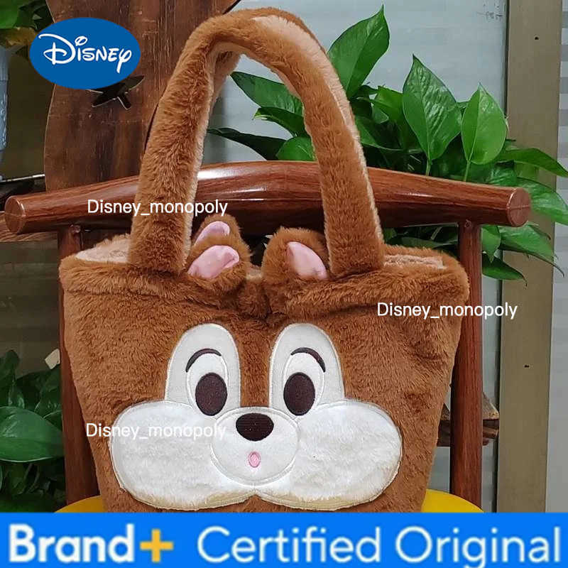 Disney peripherals ChipDale double-sided cute high-value bags large-capacity portable shopping bags girls shoulder bags gifts H251225