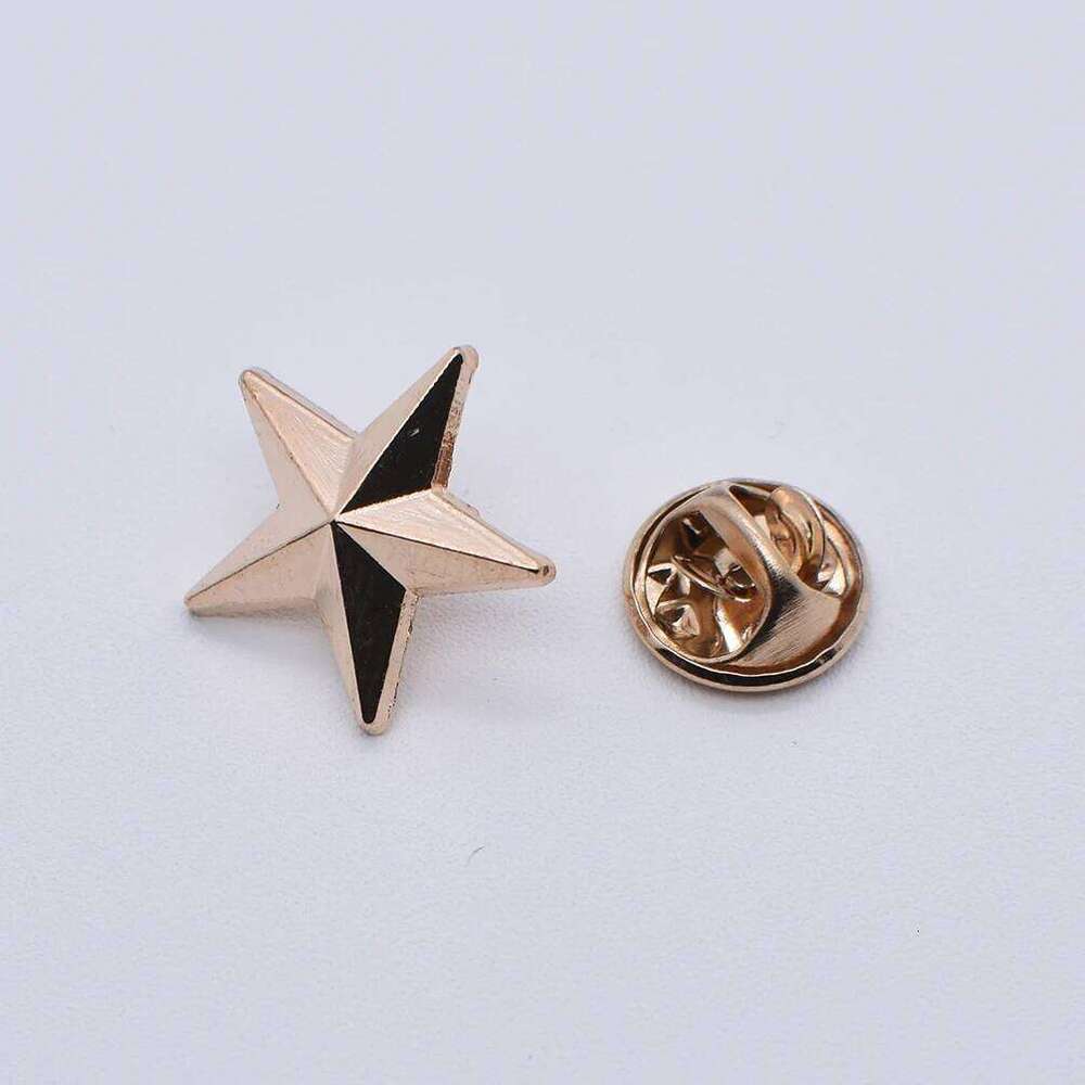 Korean Fashion Cubic Zirconia Star Brooch Pin for Men Lapel Button Suit Corsage Badge Shirt Collar Accessories Jewelry Luxury 25N1225