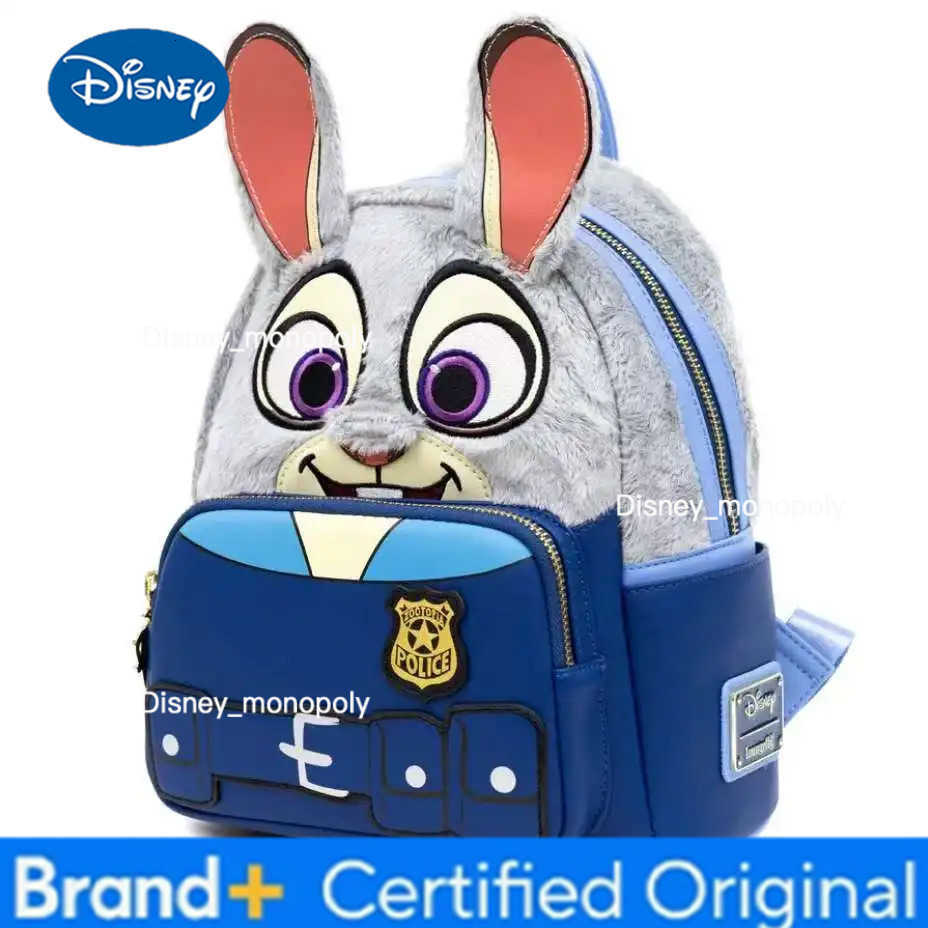 Disney Zootopia Backpack Student Backpack Cartoon Cute Backpack Girl Bag Xmas Gift Convenient Travel Bag Gift H251225